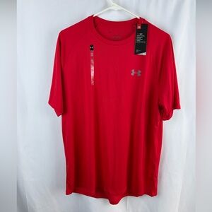 Under Armour Tech 2.0 Red Short-Sleeve Athletic Tee